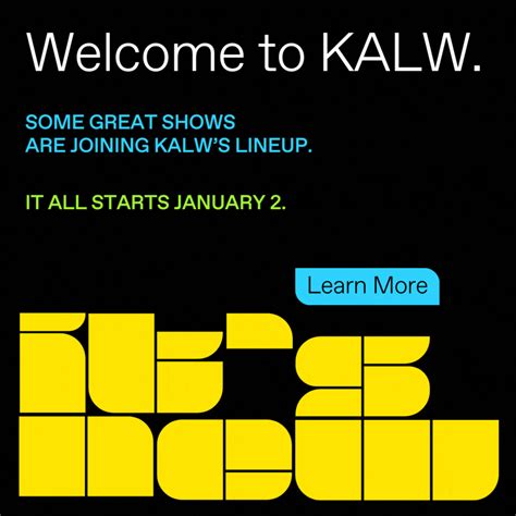 kalw.org listen live|Listen to KALW .